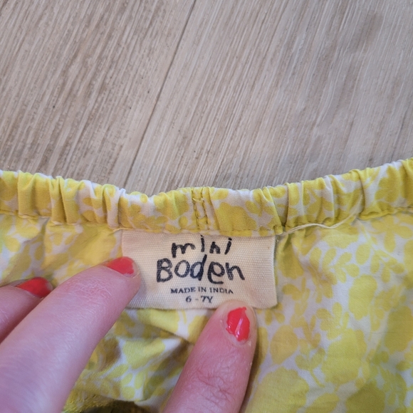 Mini Boden Ditsy Daisy Peasant Skirt - Picture 2 of 2